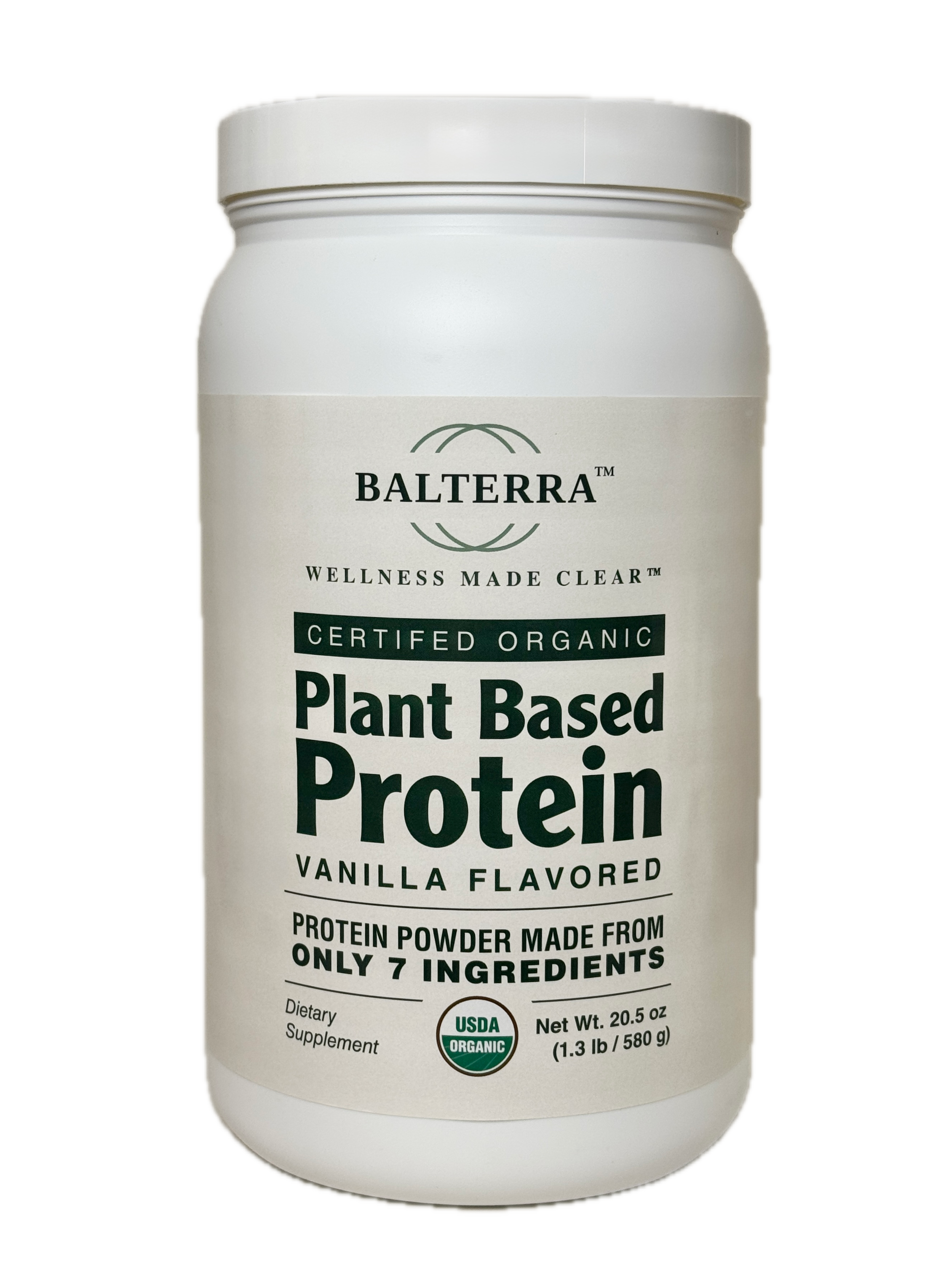 Vanilla Organic Plant Protein | 21g Protein, 7 Purposeful Ingredients