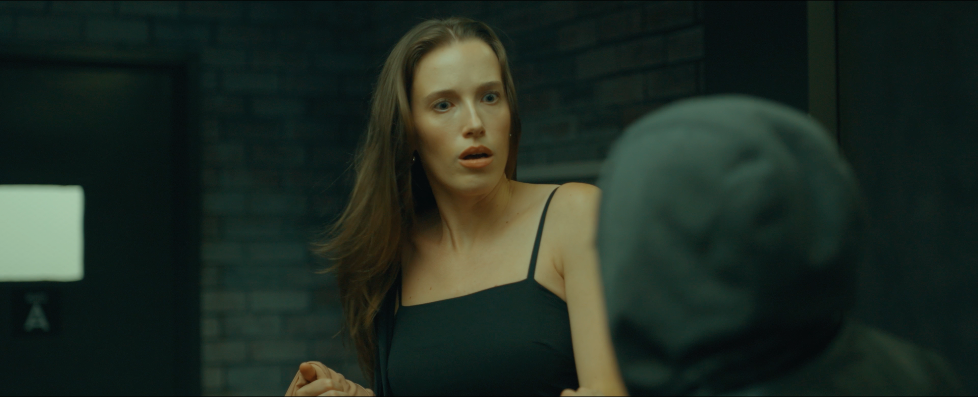 Carol is surprised by John the Stalker