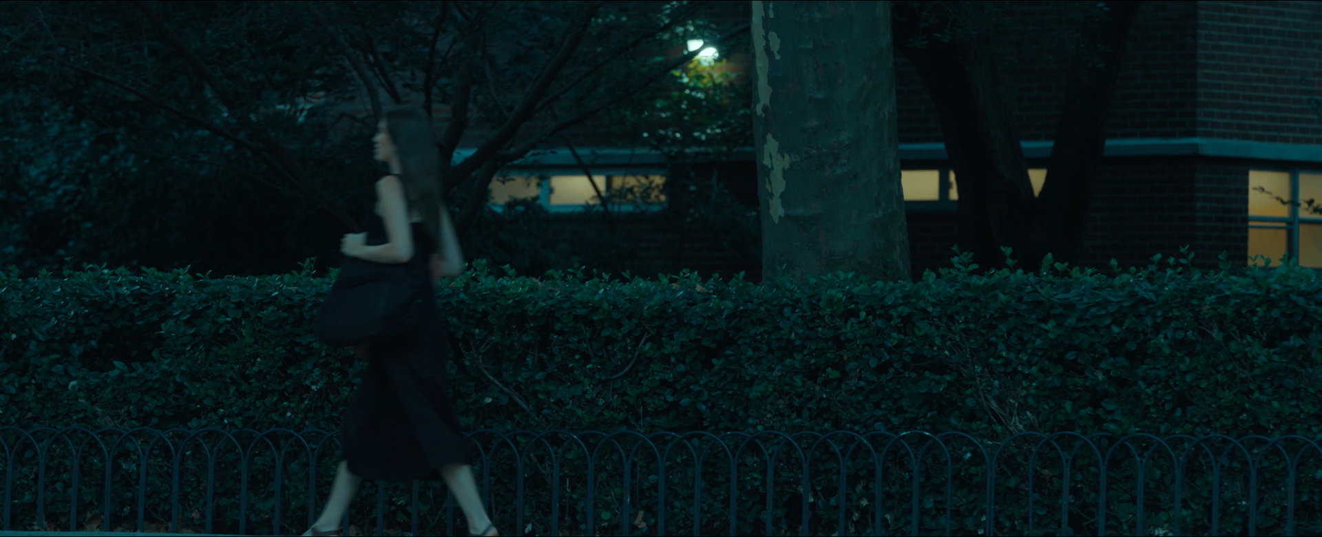 Carol walks home in the East Village