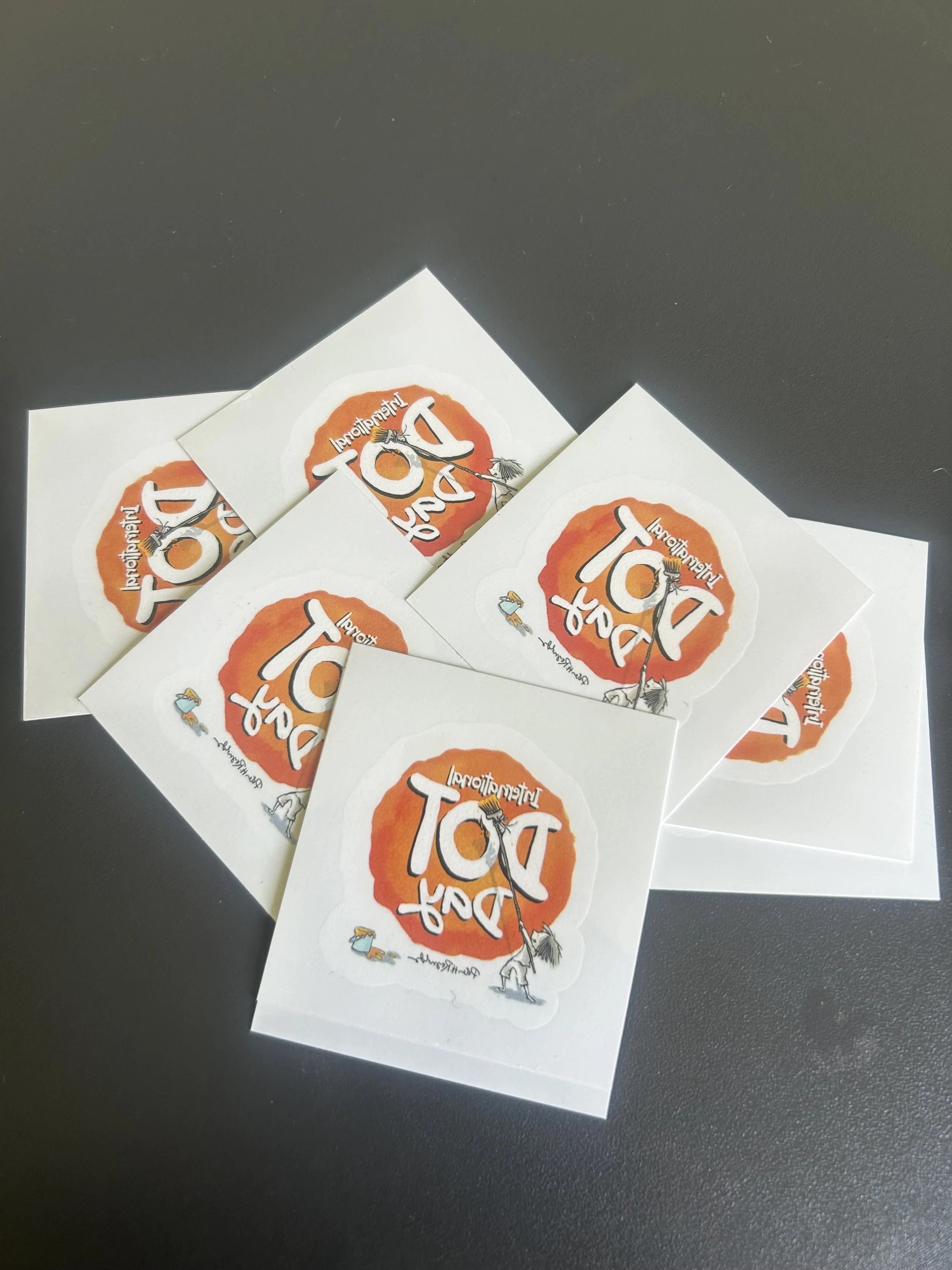 Dot Day temporary tattoos