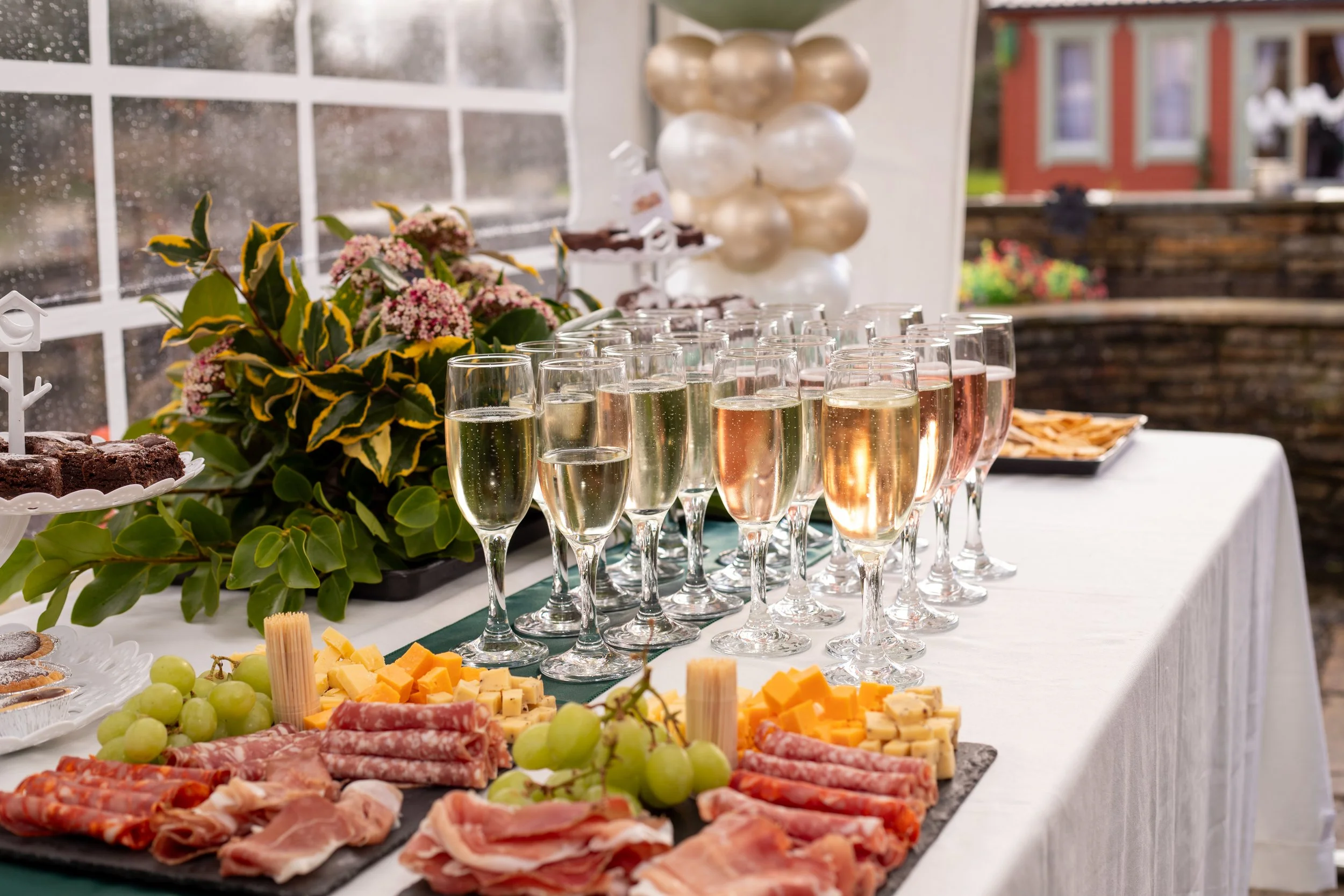 prosecco and nibbles at Mo Ghra launch