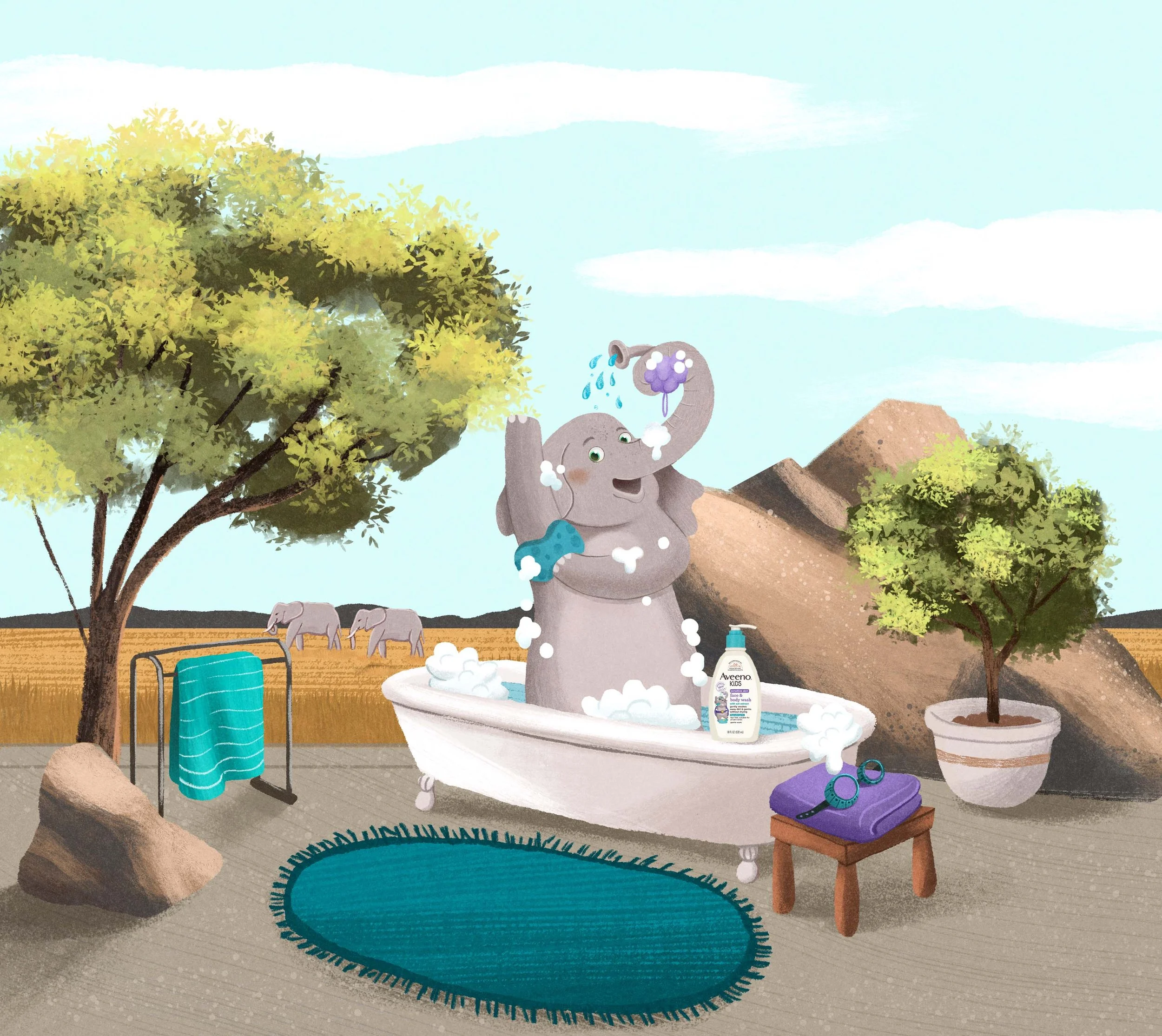 AVN_Honey_Illustration_Sage_BodyWash_Bathroom.jpg