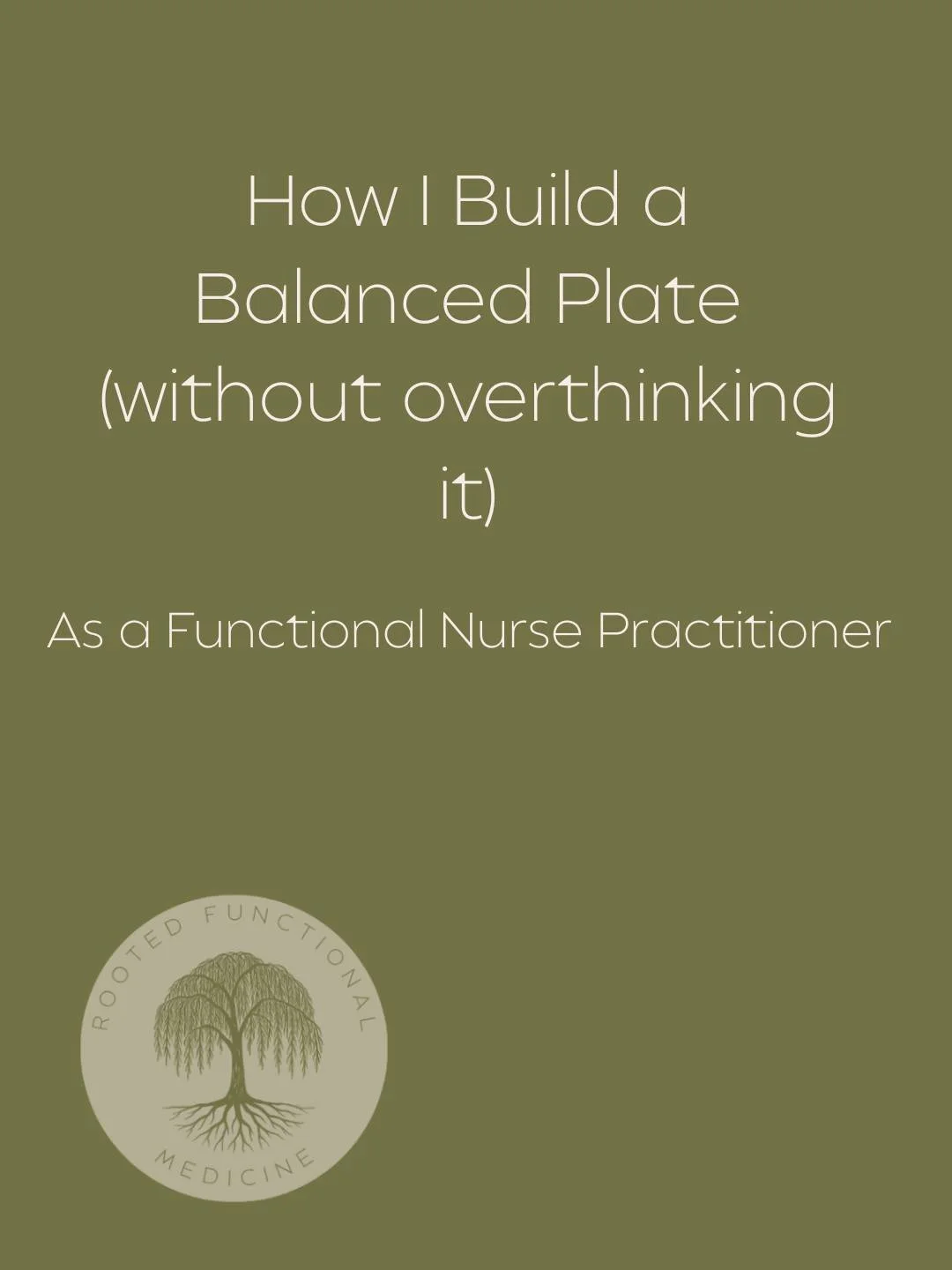 Balanced doesn&rsquo;t mean rigid.

I&rsquo;m not counting macros or chasing food trends. I&rsquo;m building meals that support steady energy, muscle mass, gut health, and long-term metabolic resilience.

Most days that looks like:
&bull; Protein at 