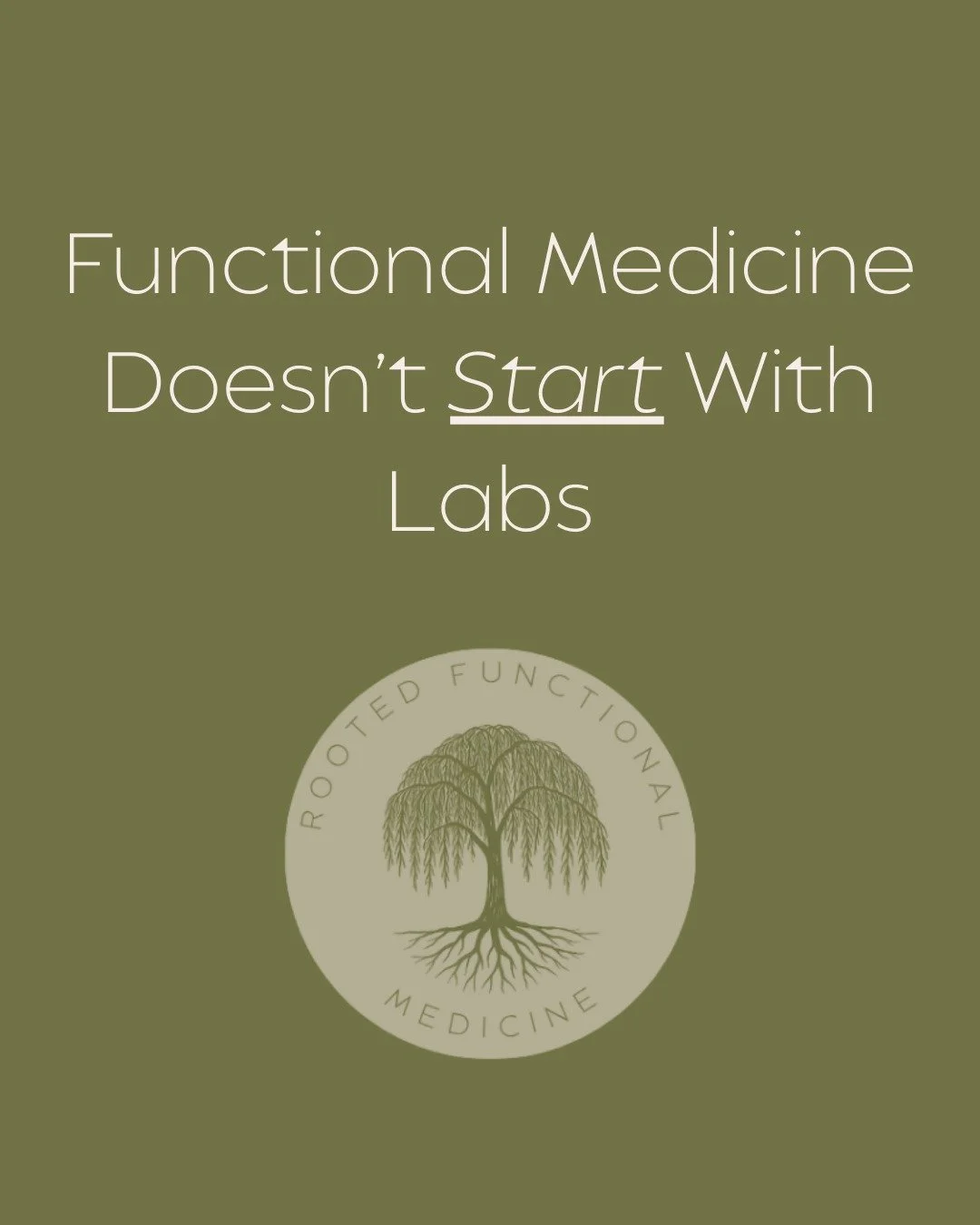 Most people assume functional medicine starts with advanced lab testing.

It doesn&rsquo;t.

Before I order anything, I&rsquo;m looking at:

&bull; Sleep quality and timing
&bull; Protein intake
&bull; Fiber intake
&bull; Strength training frequency
