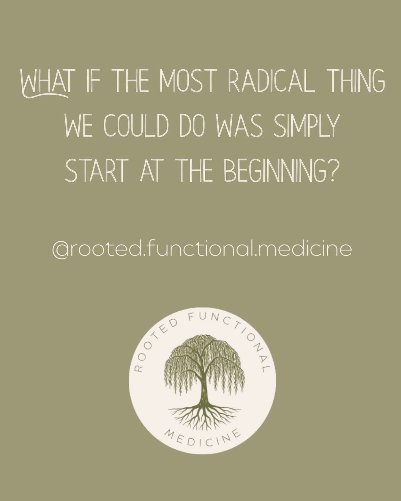 In a world, full of endless supplements, protocols, and bio hacks &ndash; we believe the most overlooked medicine is the foundation. Sleep. Nourishment. Stress. Movement. Roots first.
This is Rooted Functional Medicine. A different kind of practice, 