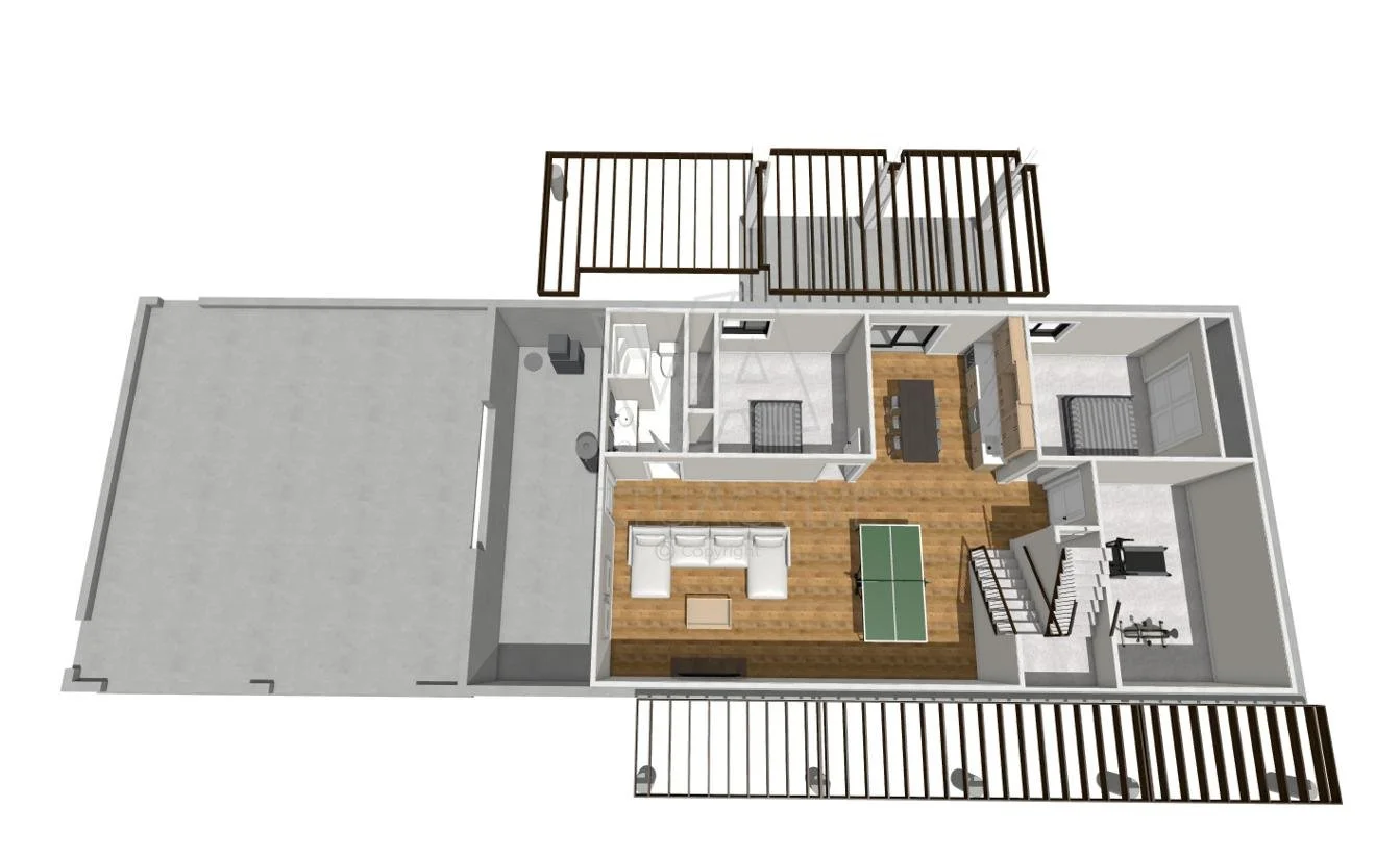 The Beth Dutton | Finished Basement