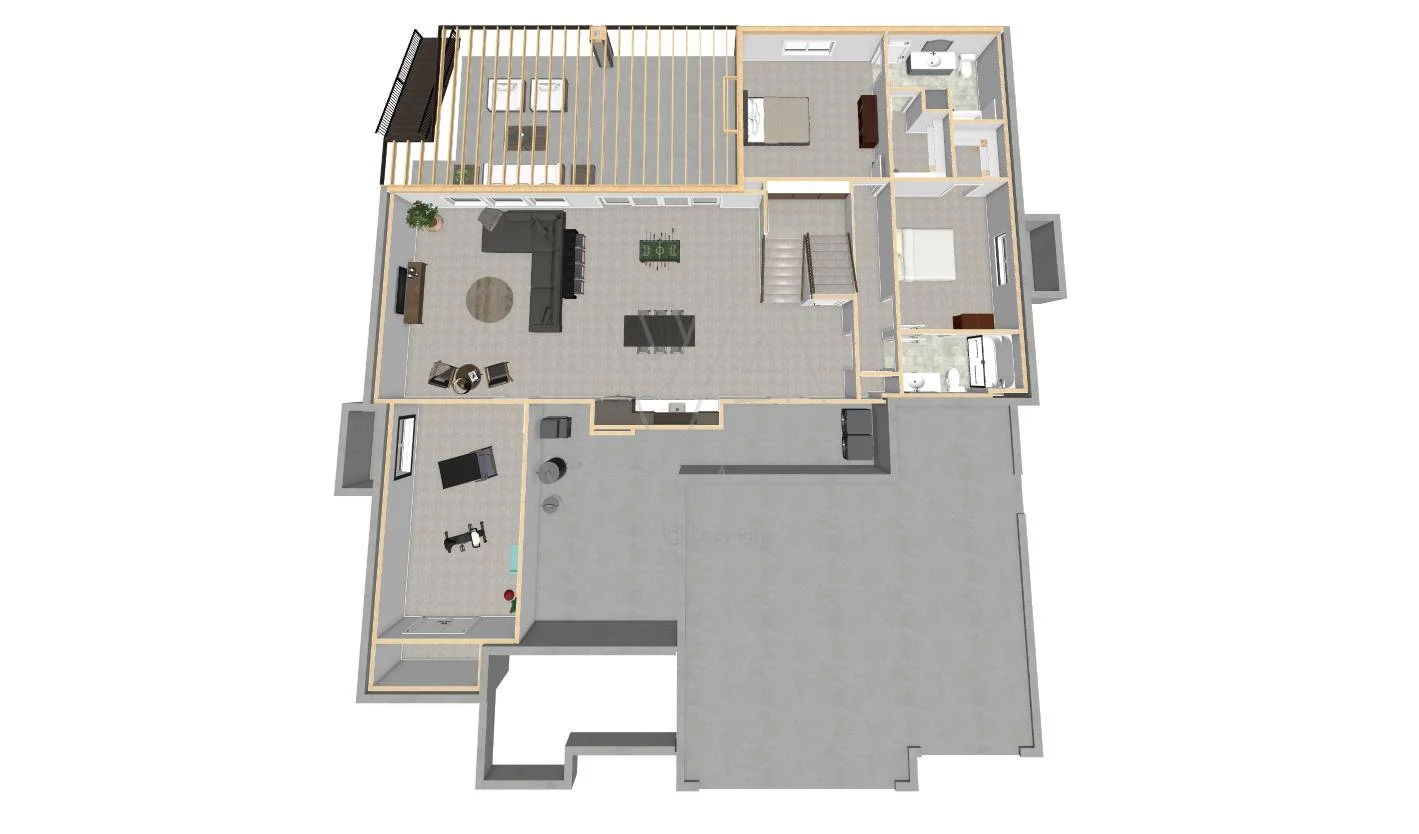 The Carlton Banks | Finished Basement