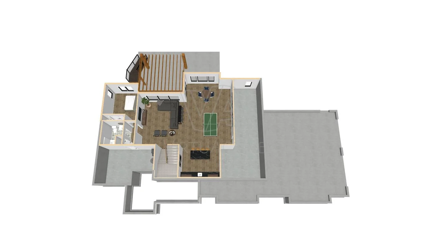 The Chandler Bing | Finished Basement