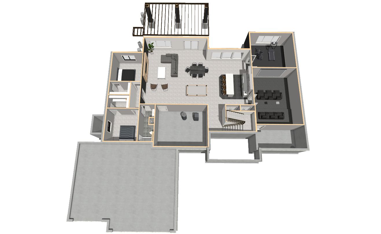 The Rooney | Basement (Walkout)