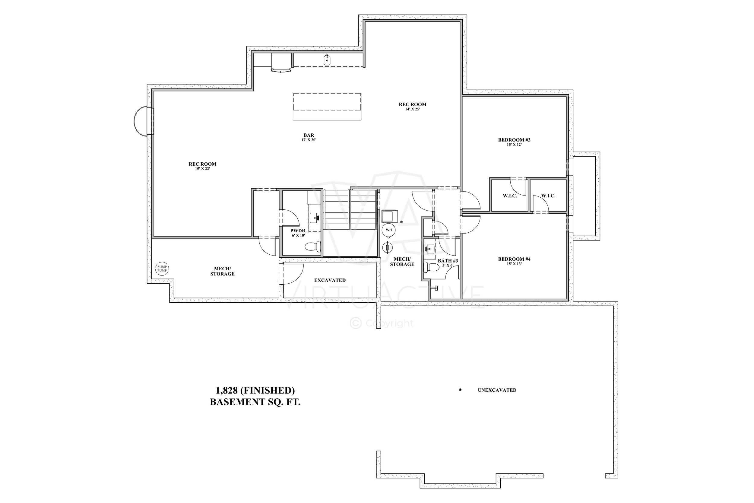 The Charlotte York | Finished Basement