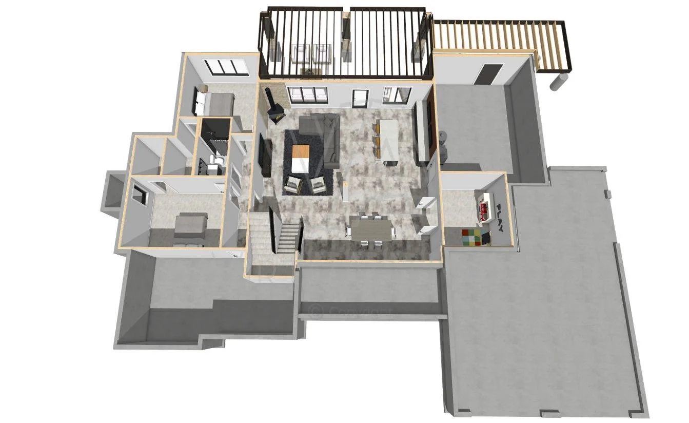 The Gabby Evans | Finished Basement