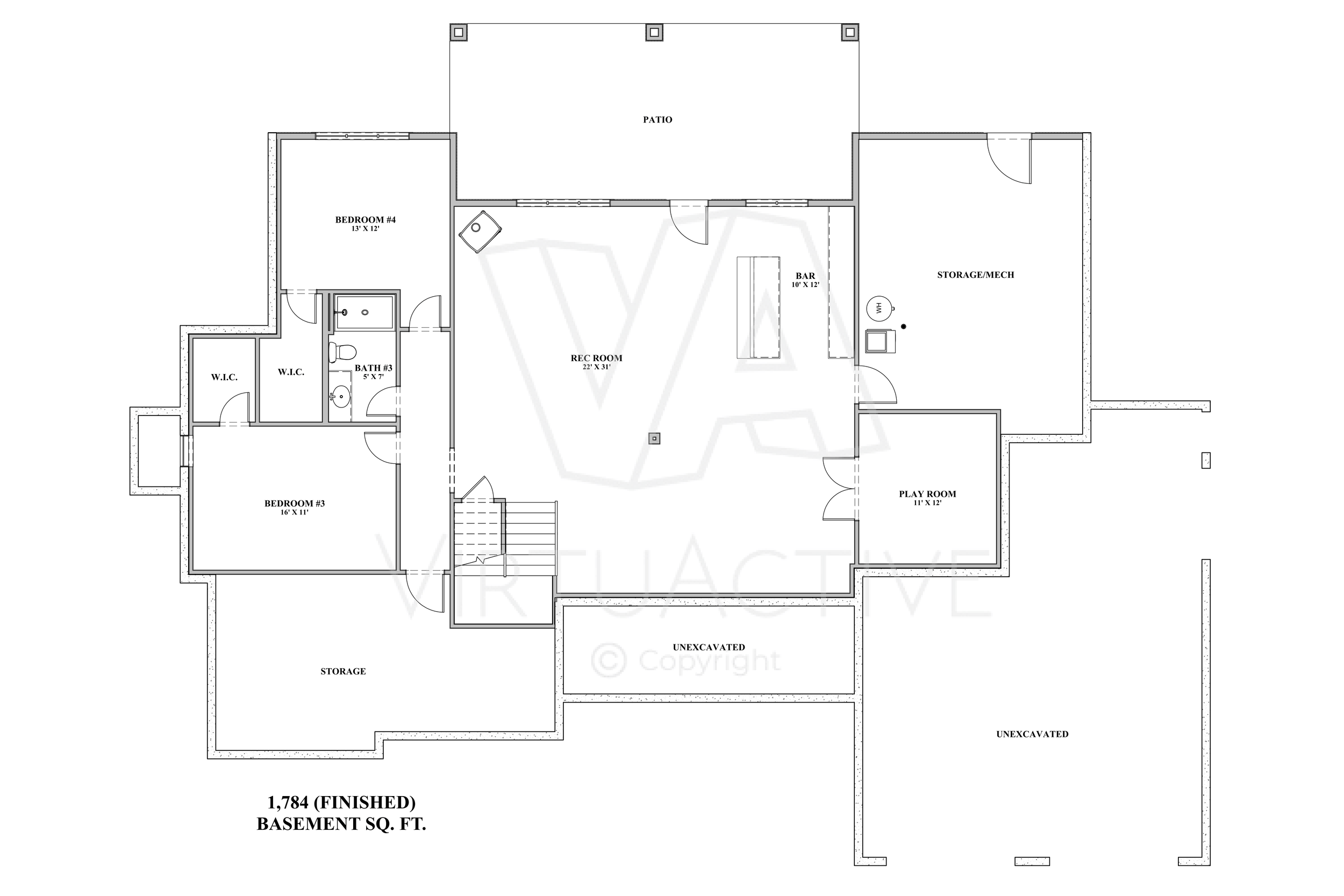 The Gabby Evans | Finished Basement