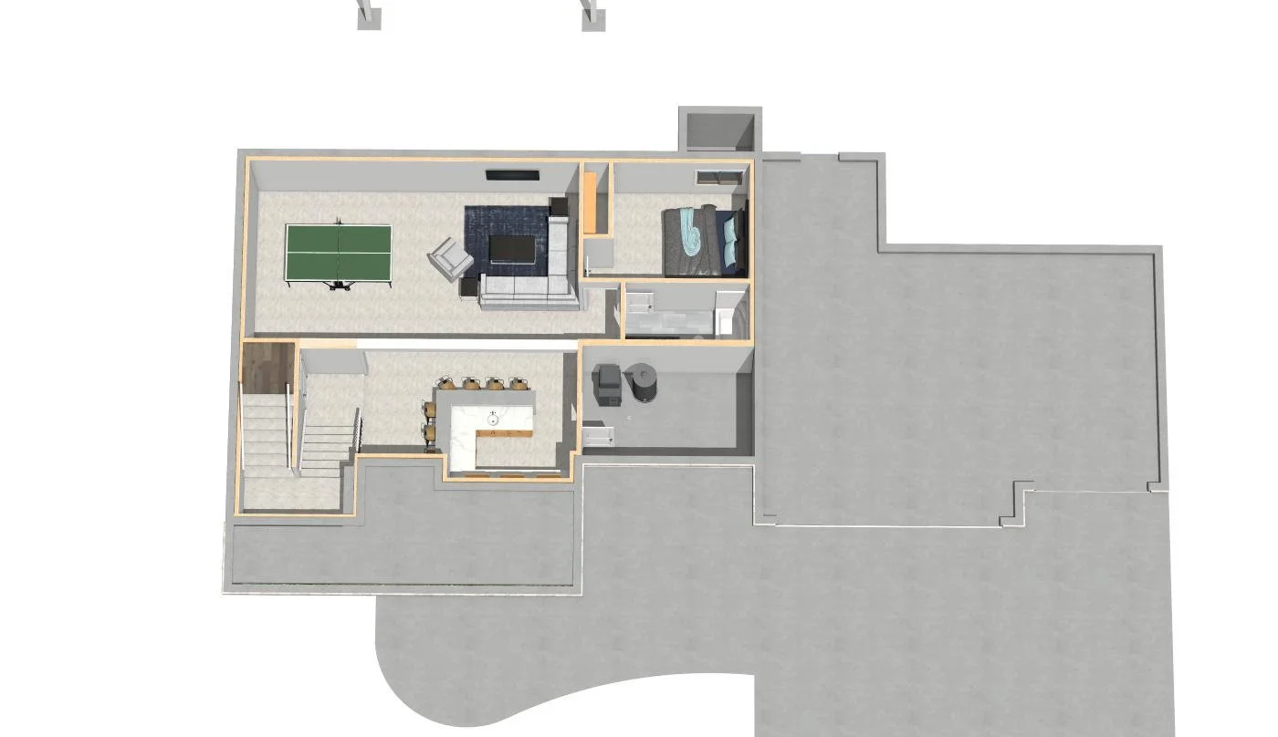 The Brian Johnson | Finished Basement