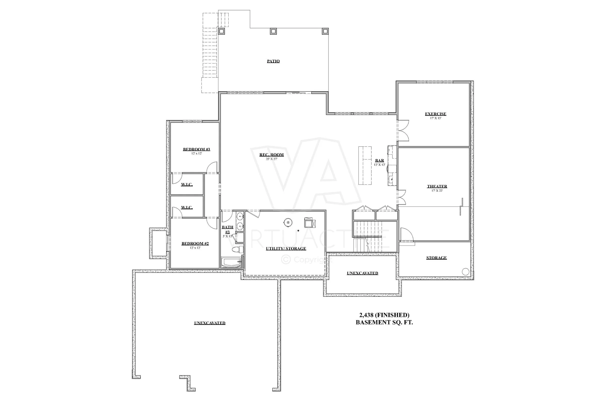 The Rooney | Basement (Walkout)