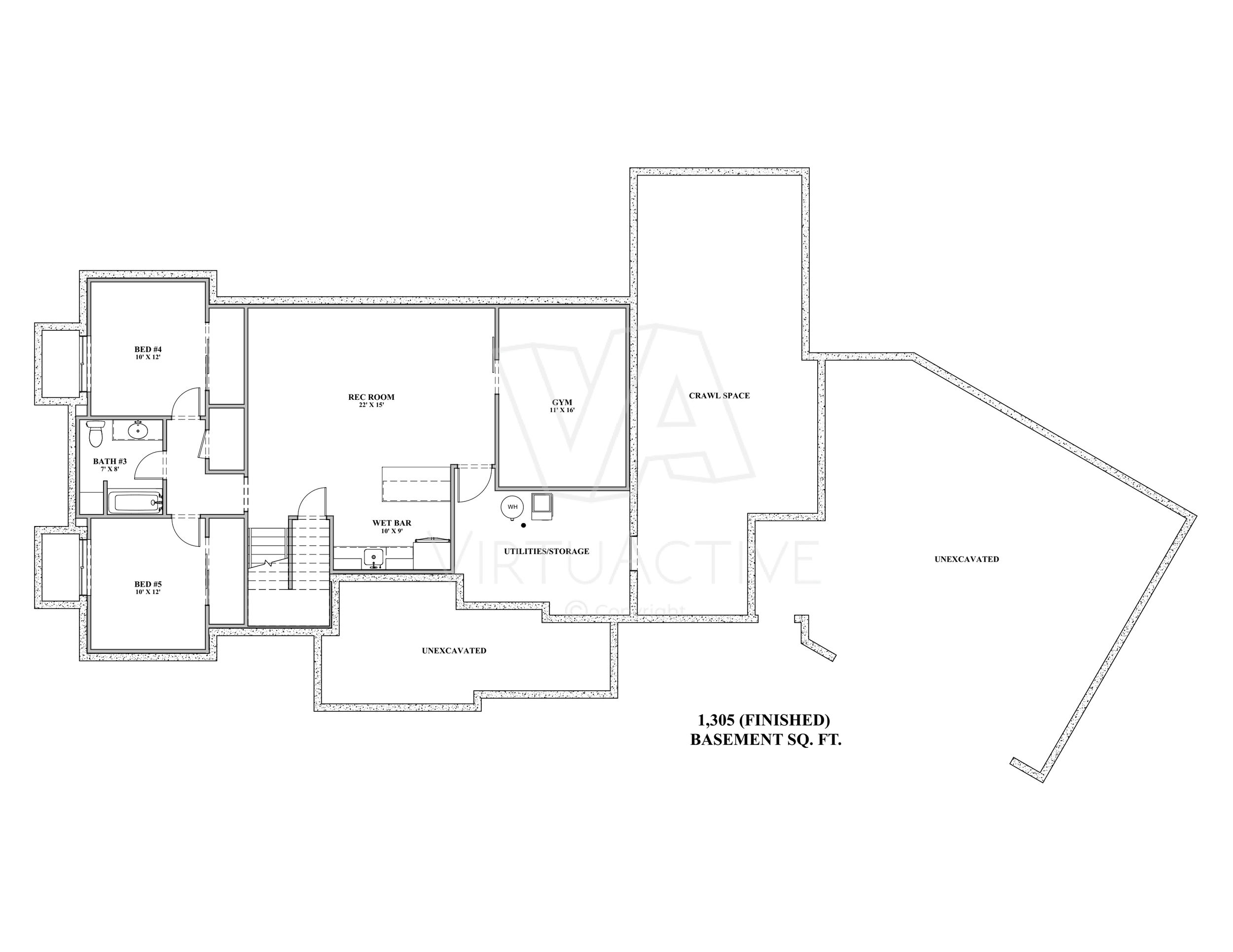 The Gunner Jensen | Finished Basement