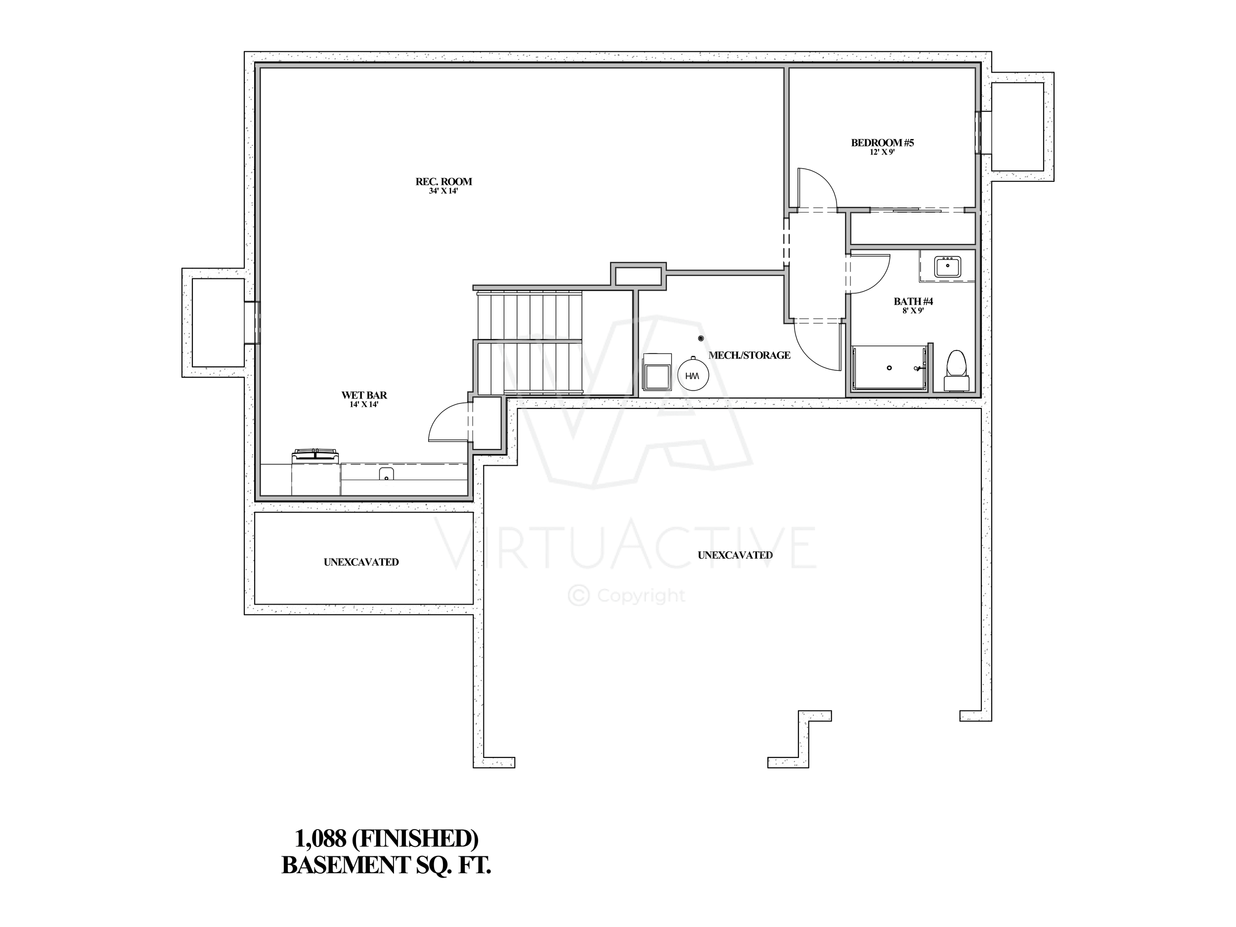 The Meredith Palmer | Finished Basement