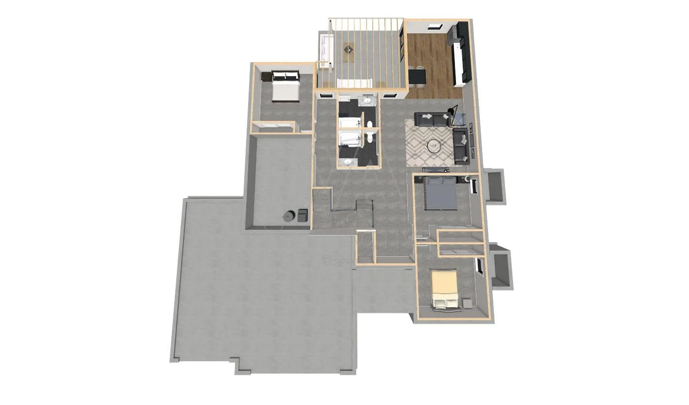 The Pam Beesly | Finished Basement