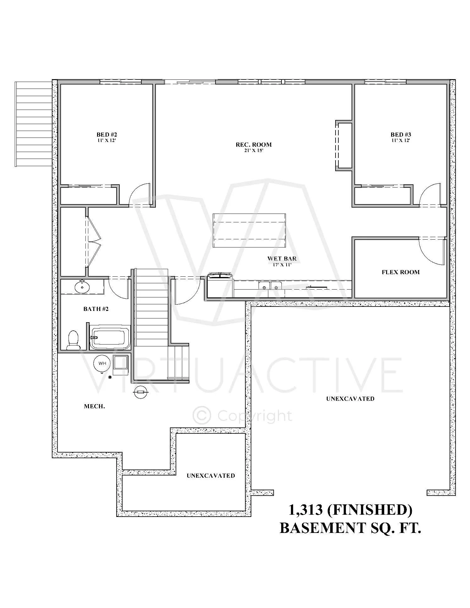 The Sam Malone | Basement (Walkout)