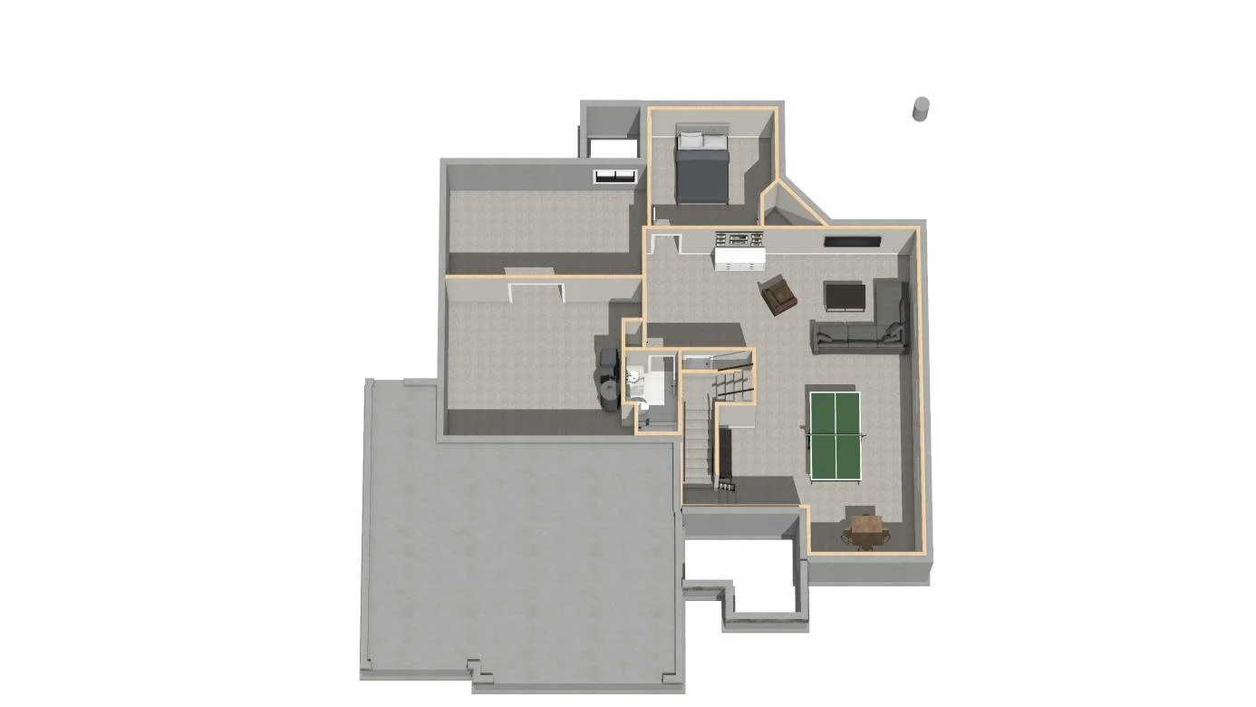 The Stillwater | Finished Basement