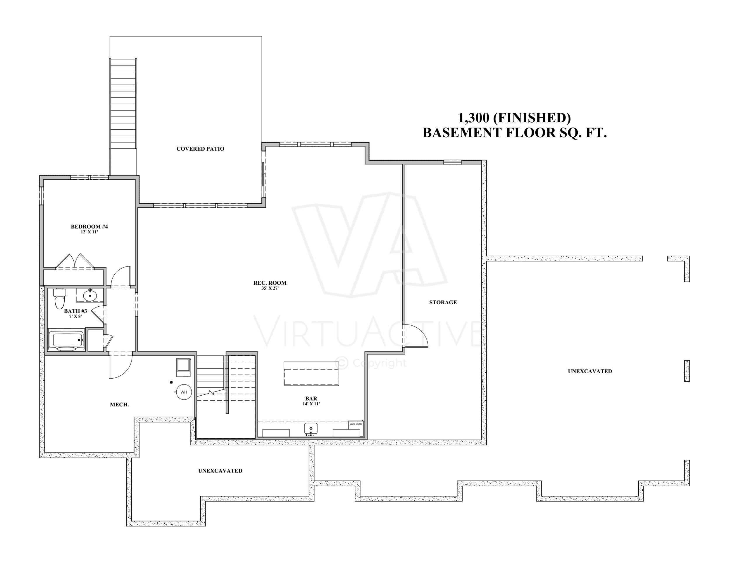 The Chandler Bing | Finished Basement