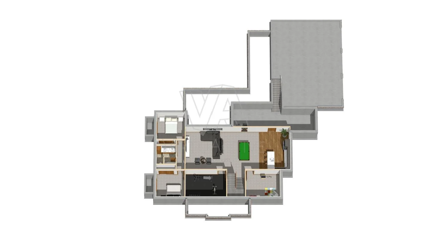 The Luke Hobbs | Finished Basement