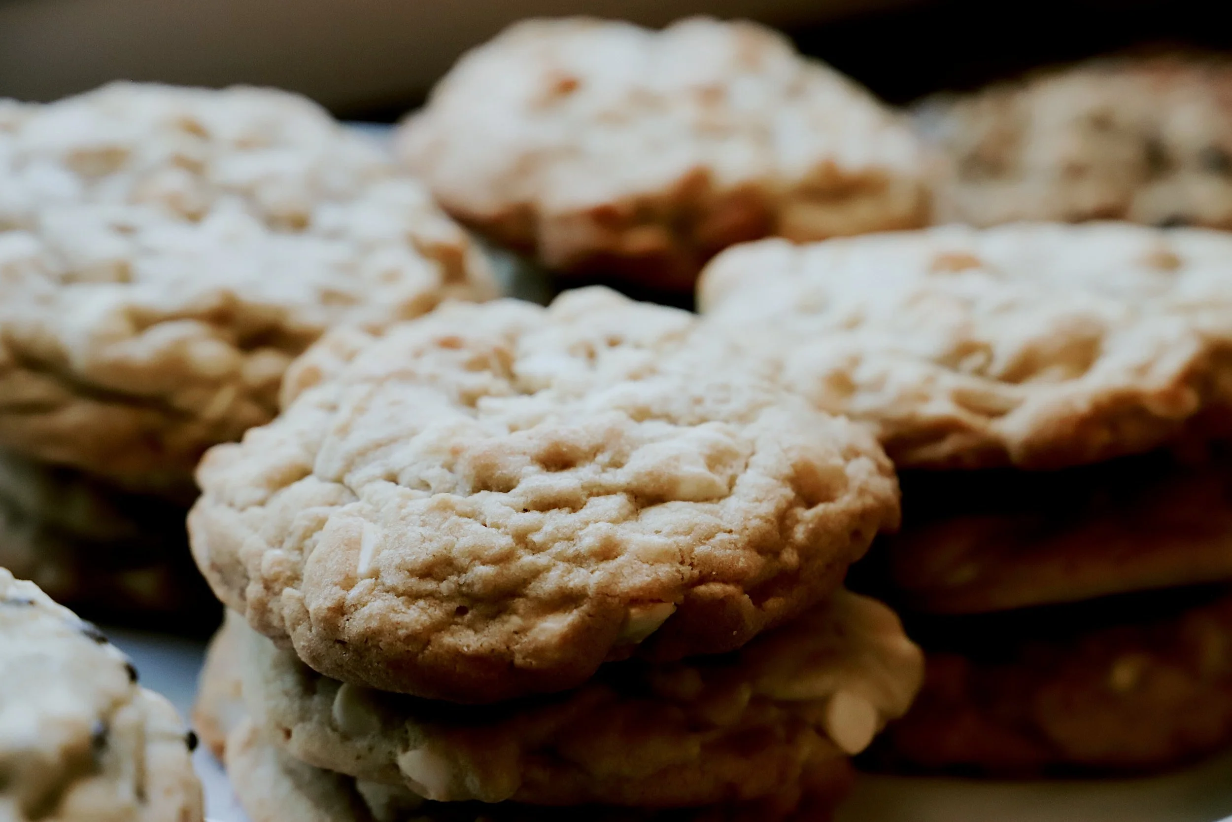 White Chocolate and Macadamia Nut Cookies