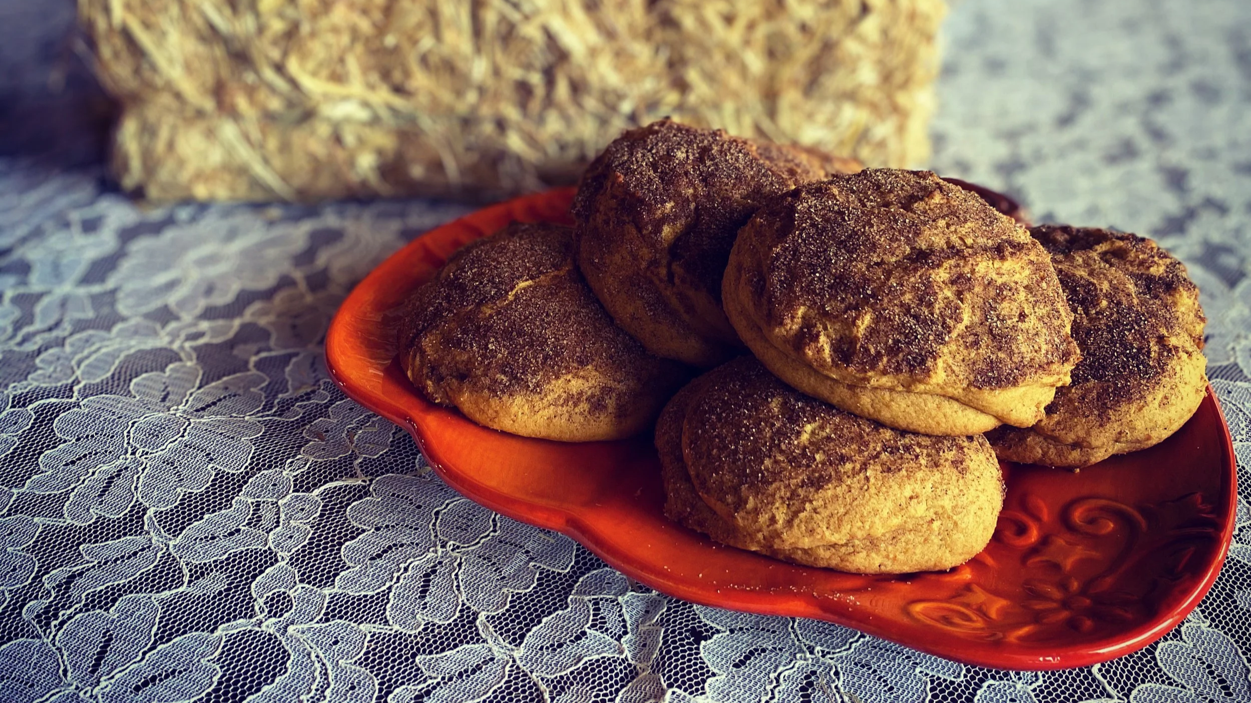Pumpkin Snickerdoodle Cookies