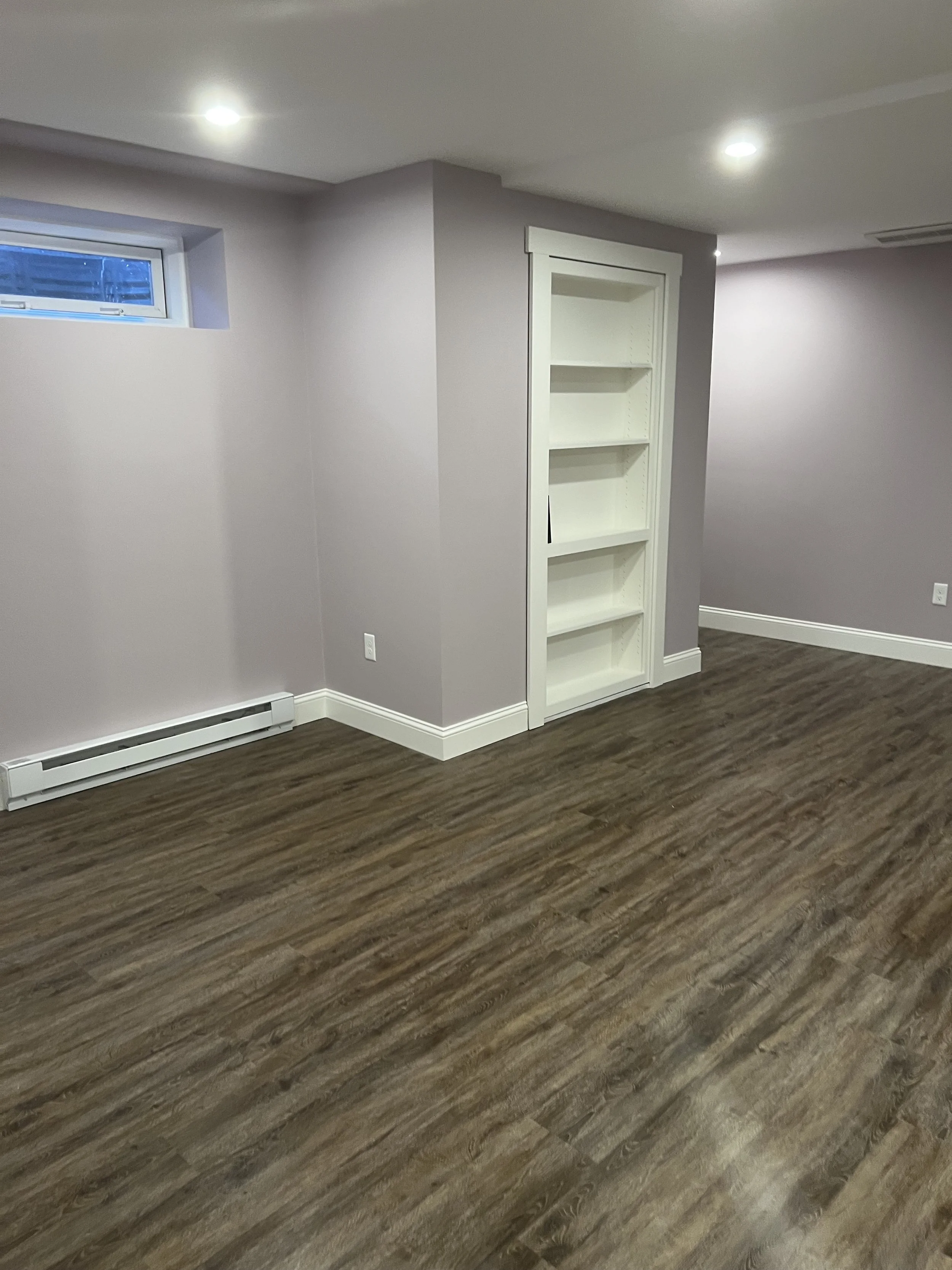 Basement Remodeling Example Ashland, Ma