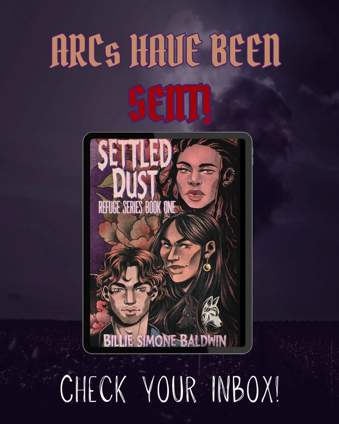 eARCs have been sent! Thank you to everyone willing to take chance on this book (and me) and I hope you enjoy! 🫶🏾🫶🏾🫶🏾
.
.
#paranormalromancebooks #queerromancebooks #dystopianromance #diversereads #bipocauthor