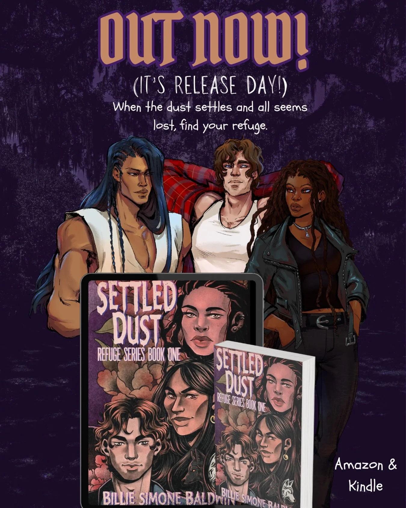 HAPPY RELEASE DAY! I can&rsquo;t believe it&rsquo;s here already! This book is very special to me and I&rsquo;m really proud of where I was able to push and take my writing. These characters also are my whole heart, I love each one dearly. I&rsquo;ve