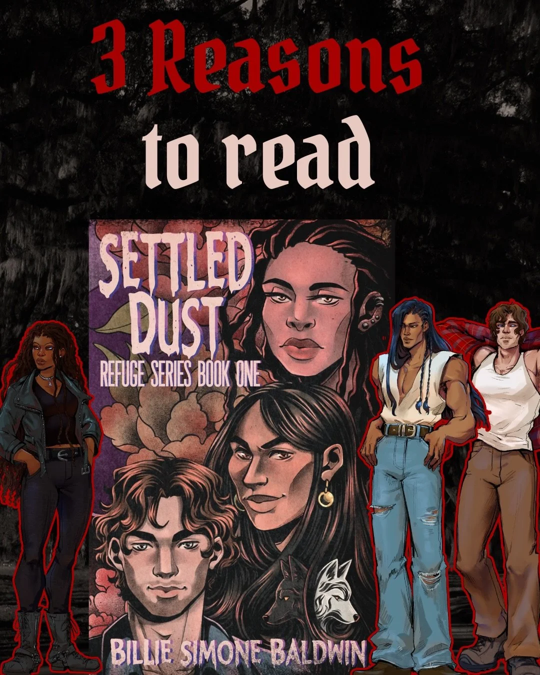 If you need a little #mondaymotivation to check out Settled Dust. Otherwise sending positive Monday vibes because goddess knows we freaking need them these days 🫶🏾
.
.
.
#paranormalromance #paranormalromancebooks #dystopianromance #diversereads