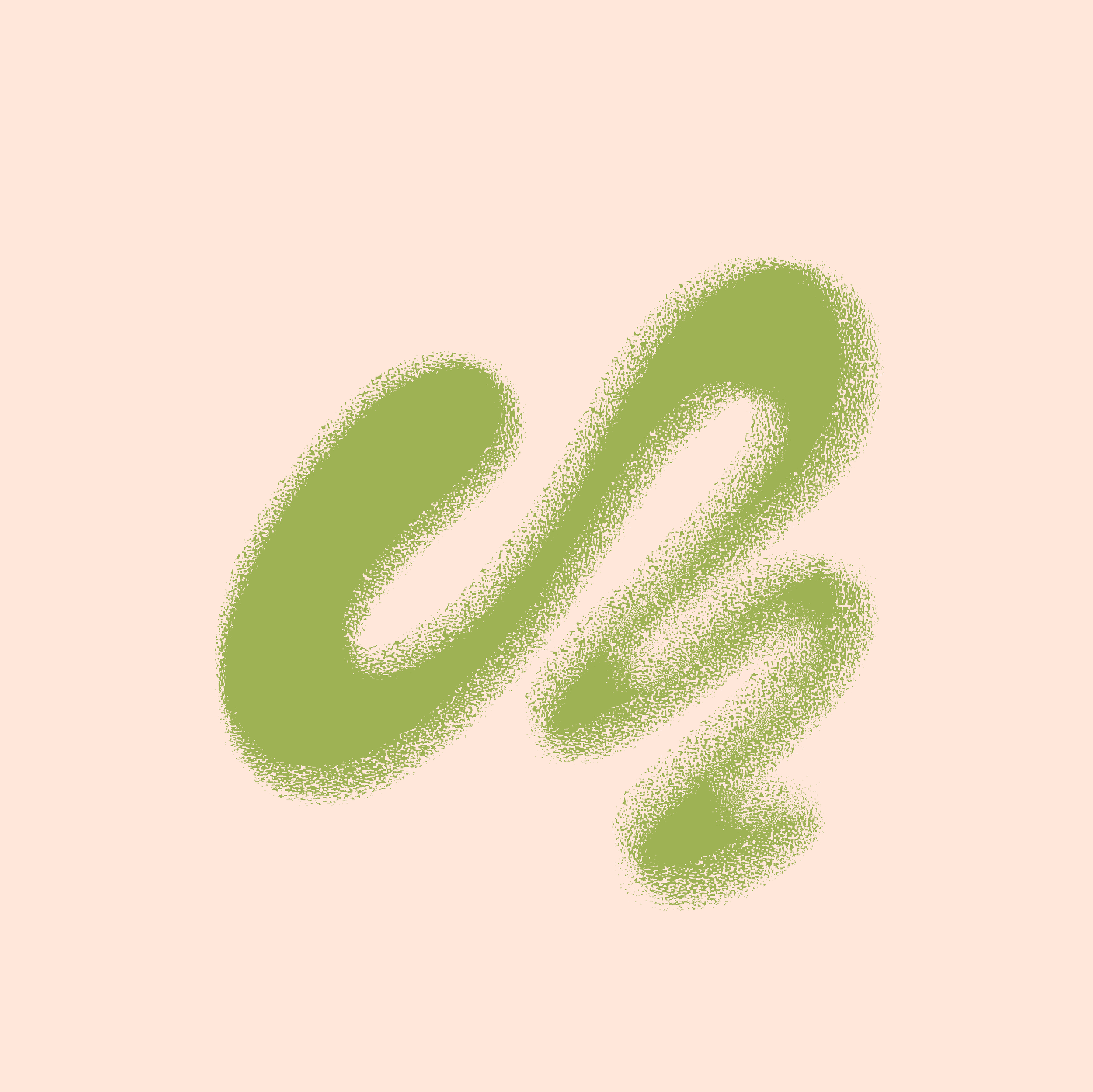 Pregunta en letra estilizada en color verde sobre fondo rosa