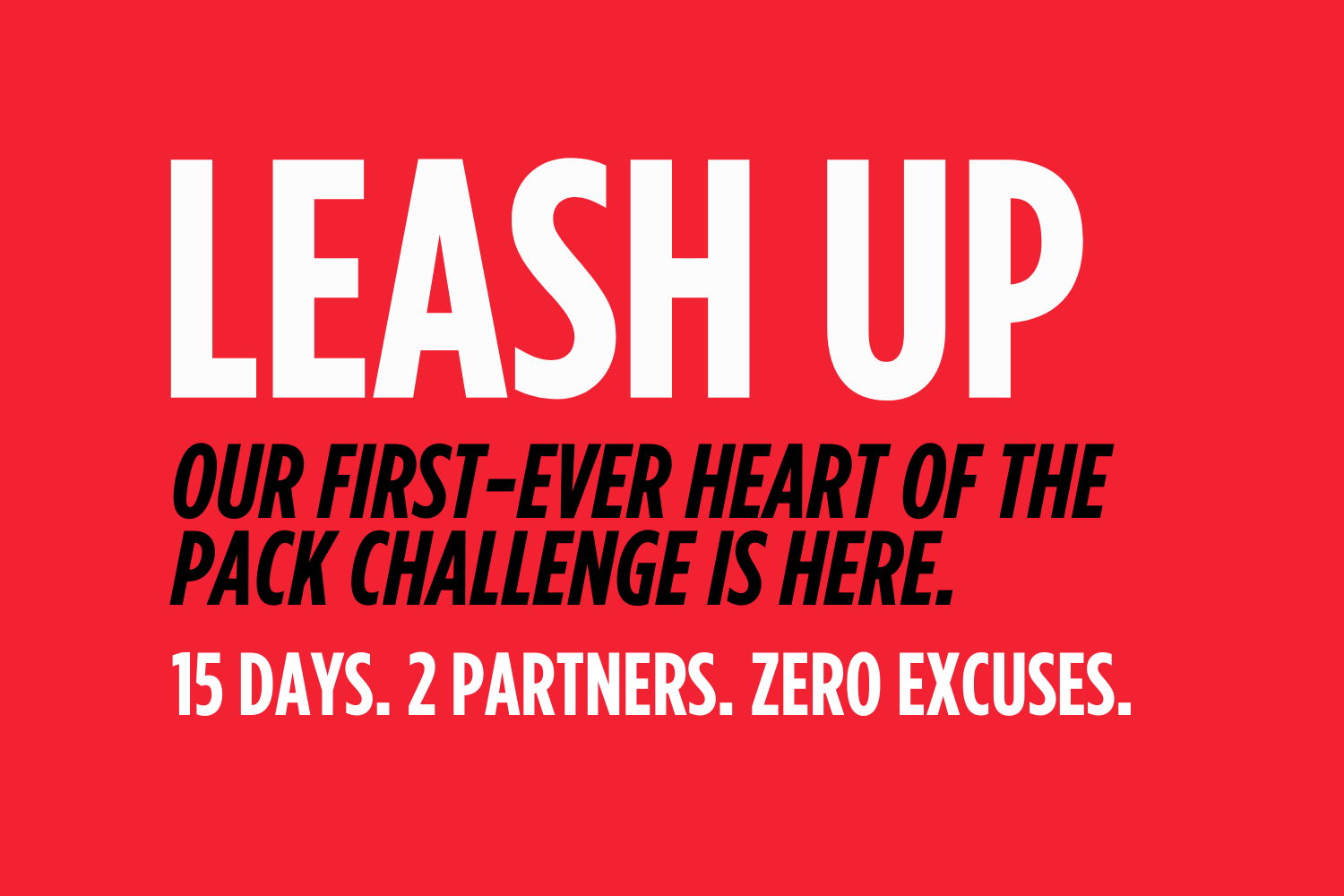 Claim Your Territory: The Heart of the Pack Challenge