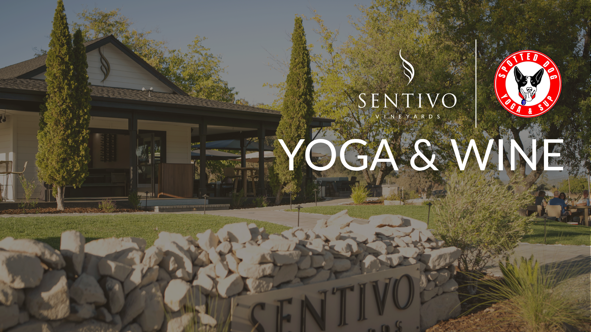 Outdoor Yoga &amp; Wine Tasting at Sentivo Vineyards