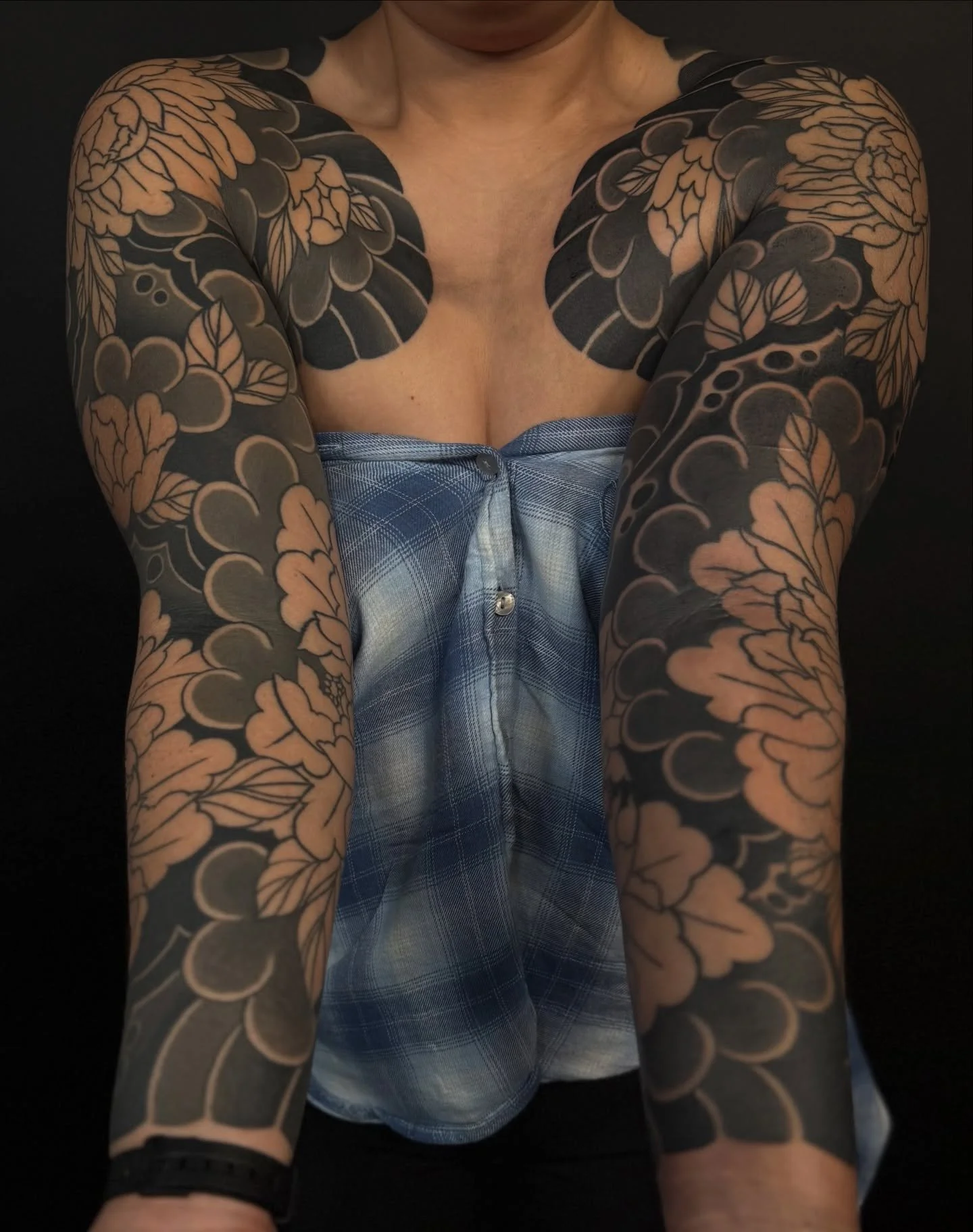 @khaiitattoo @79tattoo__ 
Japanese Oriental in progress 🖤

#janaesetattoo #irezumitattoo #oriental 
#tattoo #ink