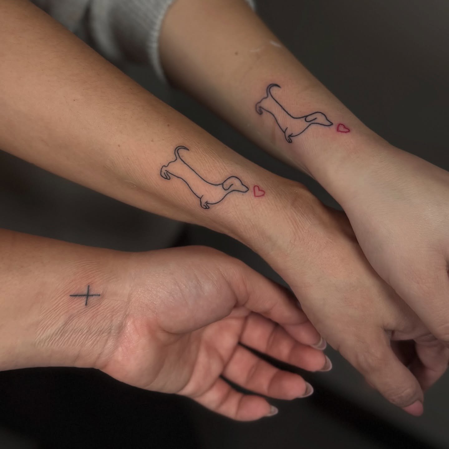 Couple, friends, family tattoos done at @79tattoo__ 
Thank you for coming 
Booking dm/email 
Walk-ins welcome 
@boldurtattoos @ivee.x.ink 
@chanceonme1 @khaiitattoo 

#tattoo #tattoos #ink 
#tattooartists #dmvtattooartist