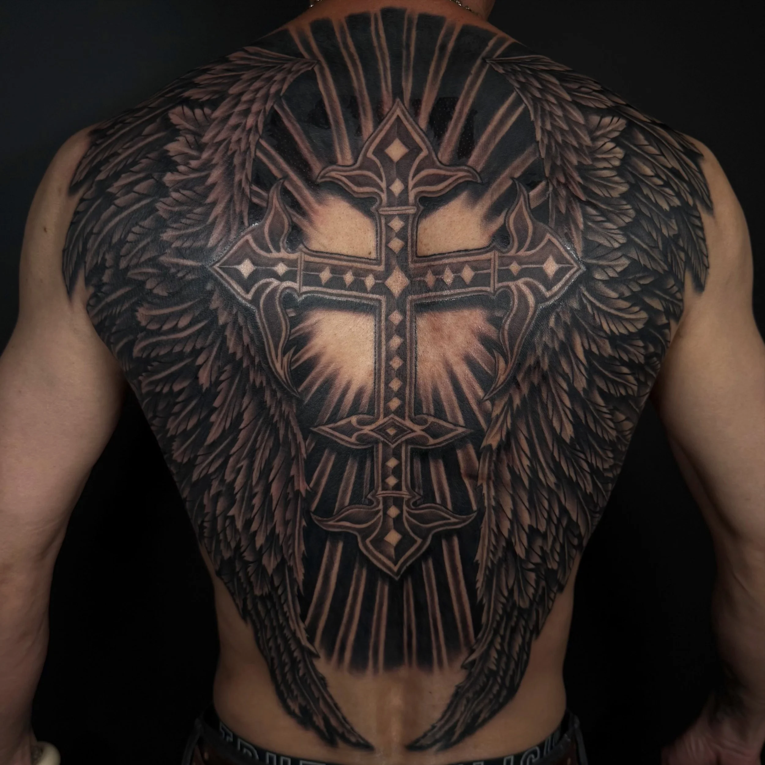 Back piece done by @khaiitattoo 
Thank you for your trust
Booking dm/email @79tattoo__ 
#tattoo #tattoos #tattooartists 
#ink #dmvtattooartist