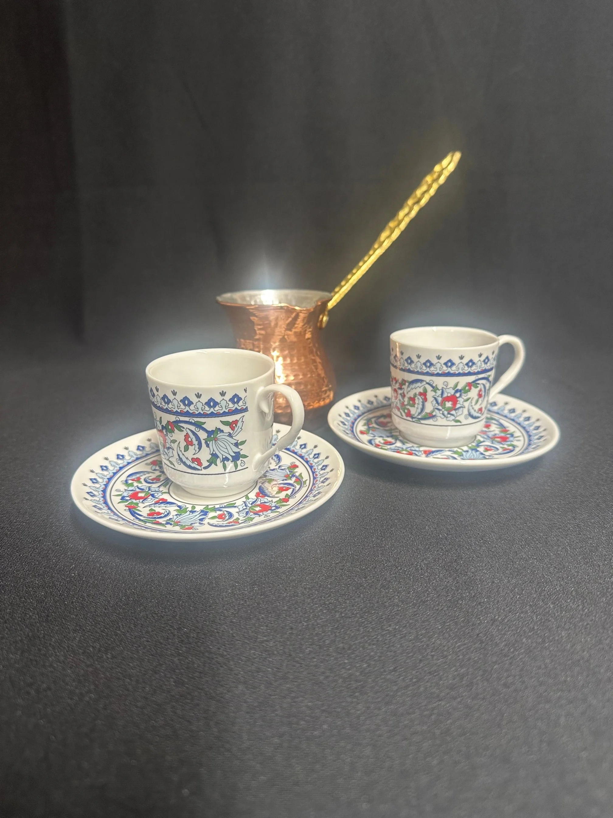 Turkish Coffee Gift Set for 2 - Copper