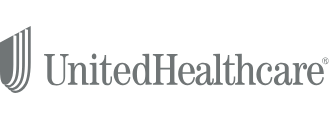 UnitedHealthcare logo in greyscale