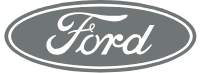 Ford logo on a badge