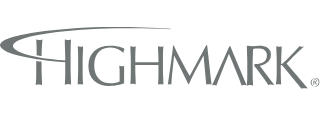Highmark logo in greyscale