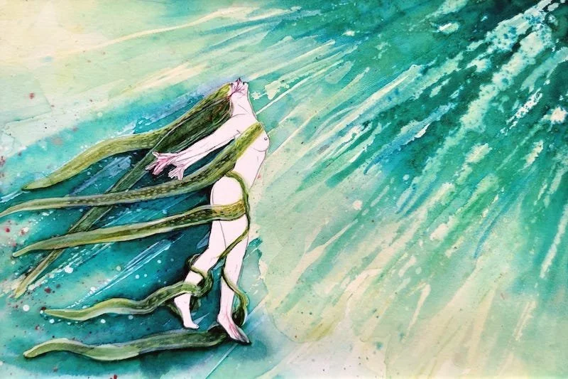 Courage, Watercolour on Paper