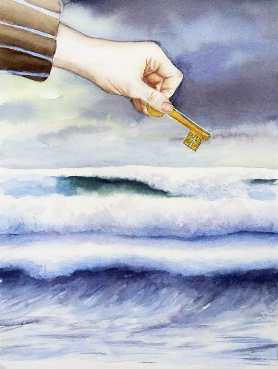The Key to Cill Stuifin, Watercolour on Paper