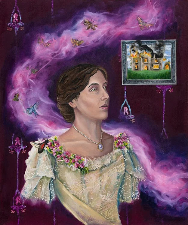 Lady Beatrice Hare O'Brien, Oil on Canvas