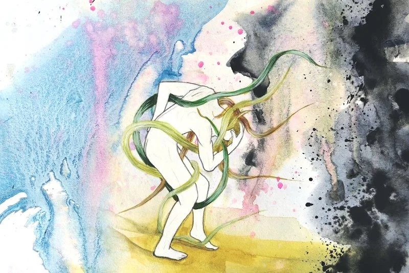 Entangled, Watercolour on Paper