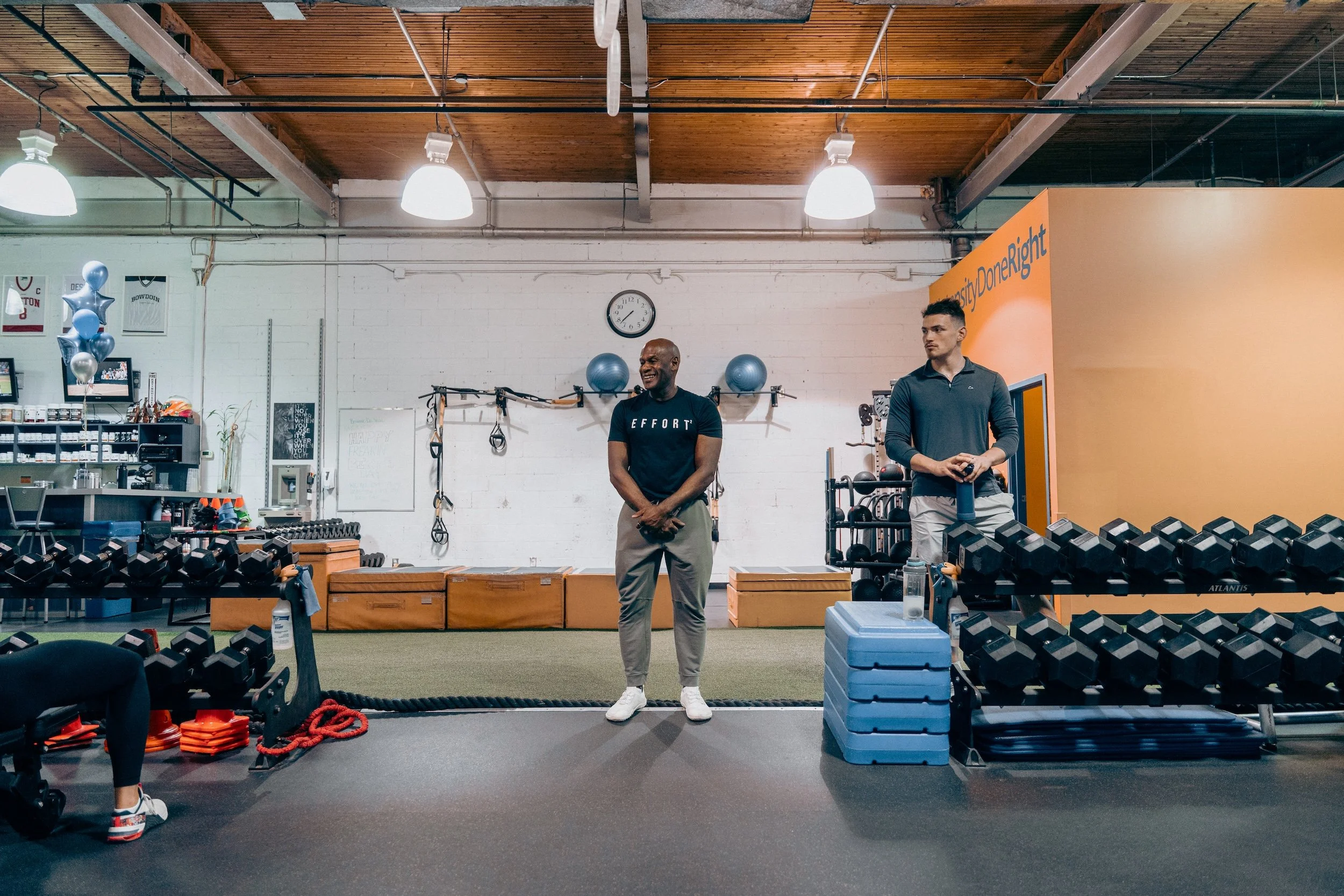 Photo of Don White Standing overwatching athletes