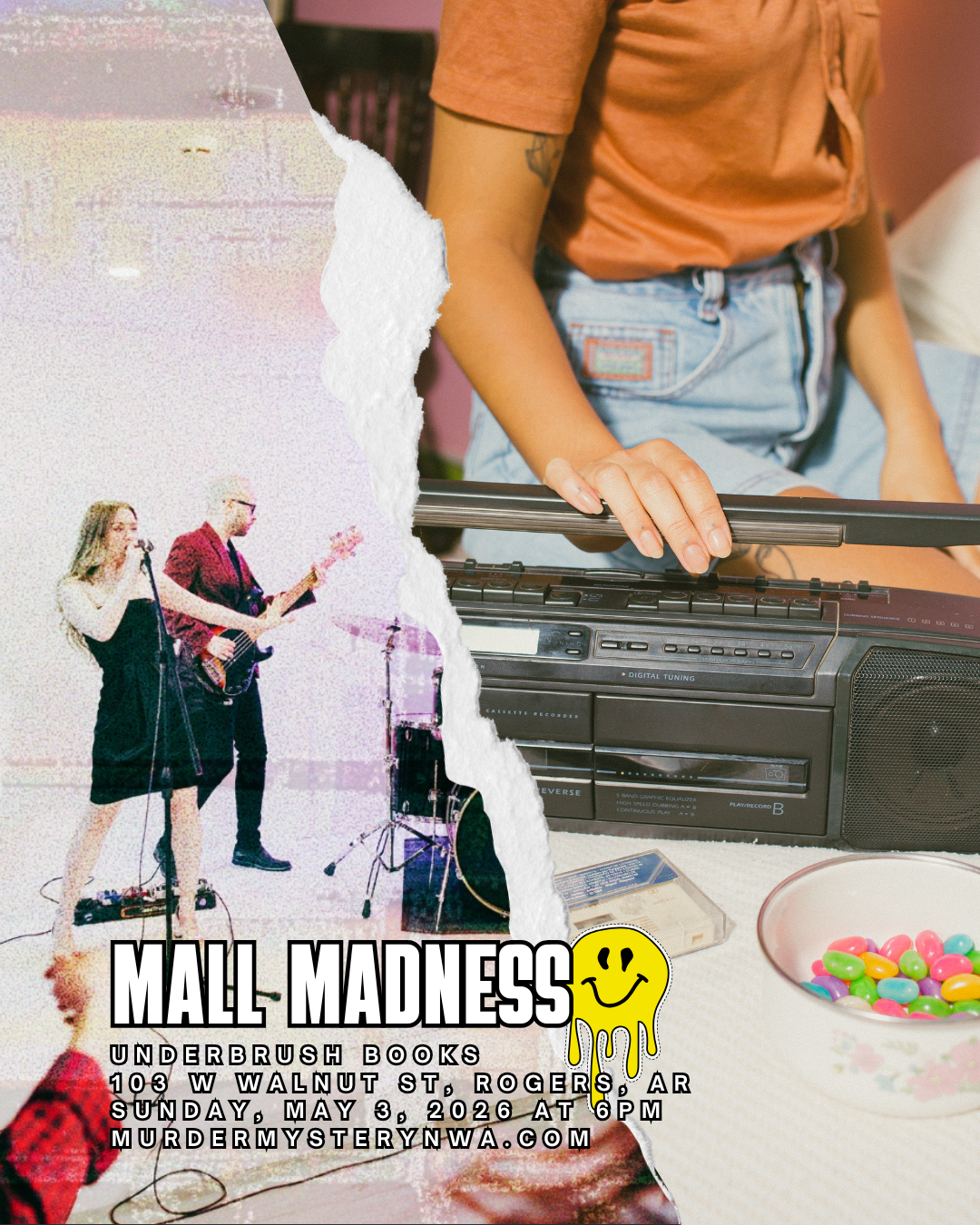 Mall Madness: 90s Murder Mystery Party