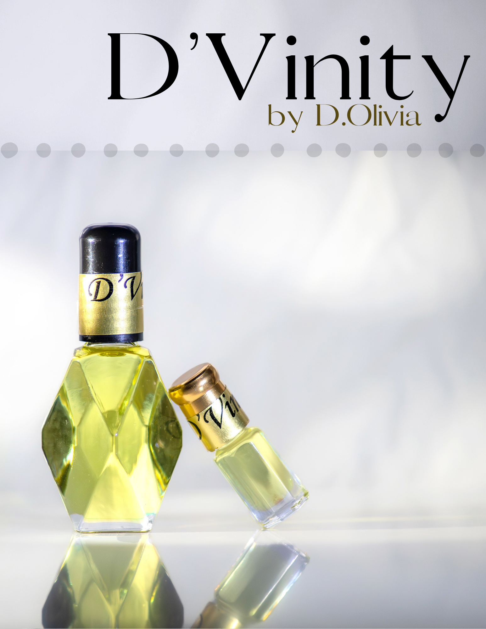 D'Vinity by D.Olivia 1 Ounce Glamour bottle with purse size roll-n bottle.png