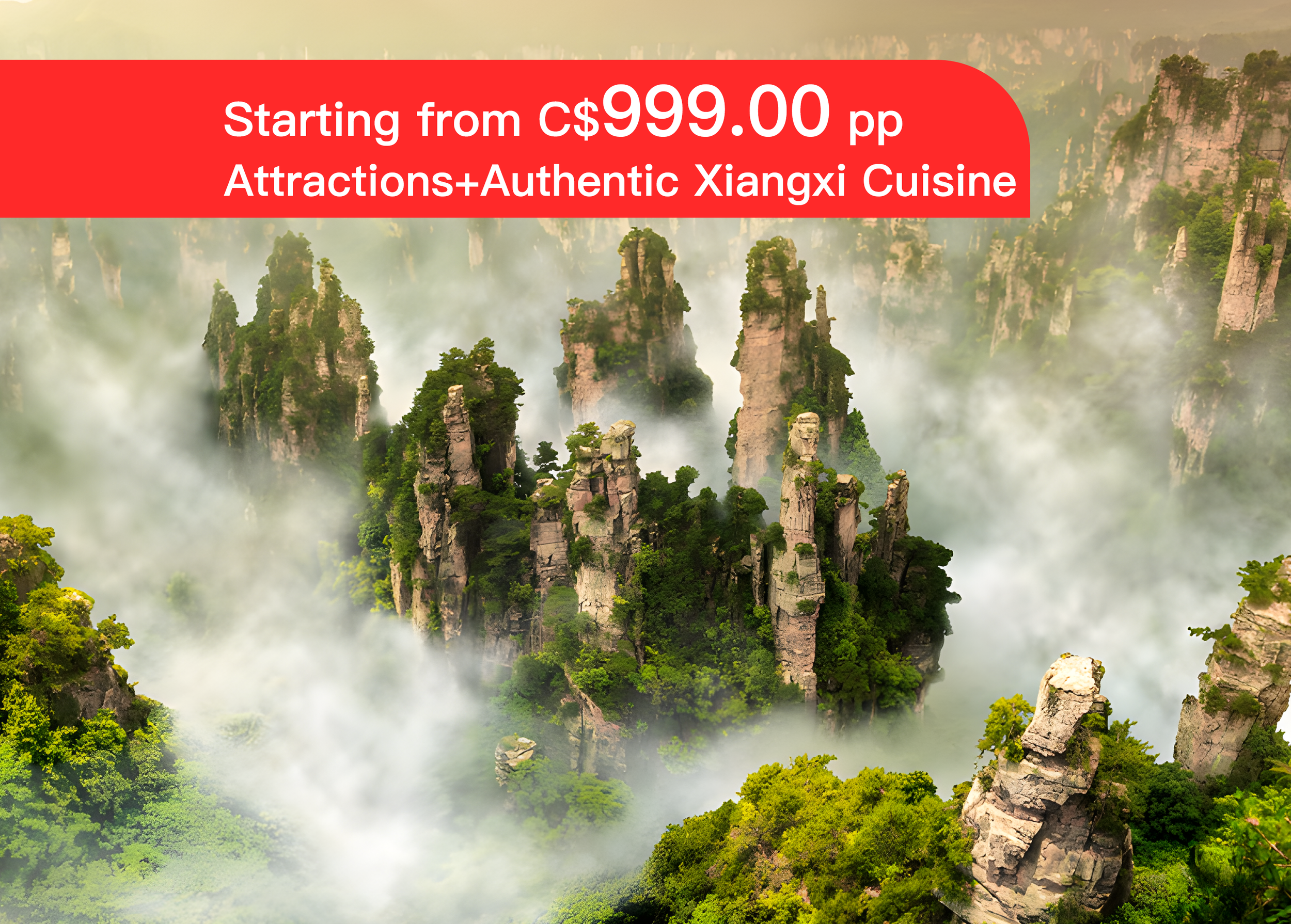 <7 Days> Zhangjiajie & Fenghuang Ancient Town Classic Tour