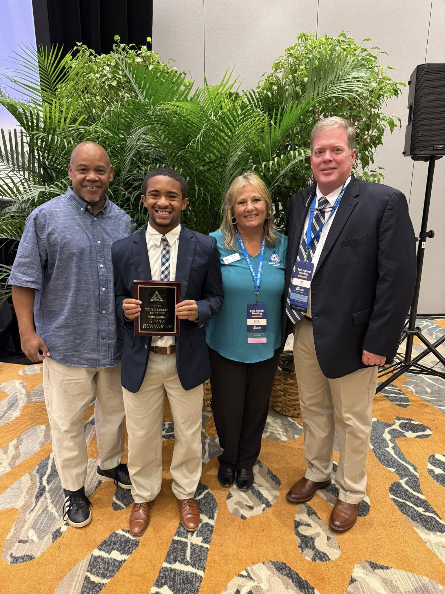 Sneads FFA Member is Runner Up at State Speaking Contest
